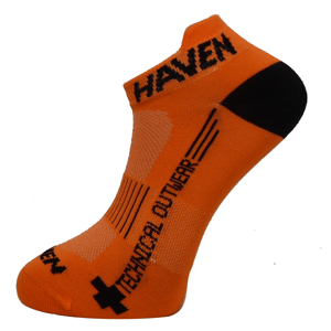 Ponožky HAVEN SNAKE SILVER NEO 2páry oranžovo/černé Velikost: 10-12