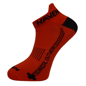 Ponožky HAVEN SNAKE SILVER NEO 2páry červeno/černé Velikost: 4-5