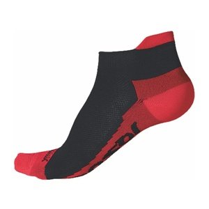 Ponožky SENSOR RACE COOLMAX INVISIBLE černo/červené Velikost: 3-5