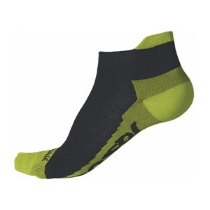 Ponožky SENSOR RACE COOLMAX INVISIBLE černo/zelené Velikost: 9-11