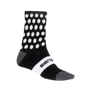 Ponožky SENSOR DOTS NEW černo/bílé Velikost: 3-5