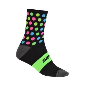 Ponožky SENSOR DOTS NEW černo/multi Velikost: 6-8