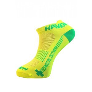 Ponožky HAVEN SNAKE SILVER NEO 2páry žluto/zelené Velikost: 10-12