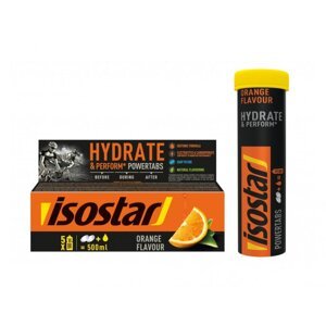 Tablety ISOSTAR POWERTABS box pomeranč 120g