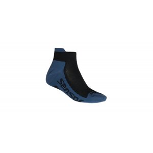 Ponožky SENSOR RACE COOLMAX INVISIBLE černé/tmavě modré Velikost: 3/5