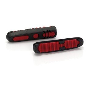 Špalíky-gumičky XLC BS-X04 černo/červené 55mm 2páry