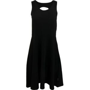 Šaty dámské ALPINE PRO LENDA černé Velikost: XS