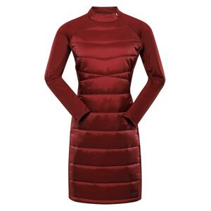 Šaty dámské ALPINE PRO OMERA červené Velikost: S
