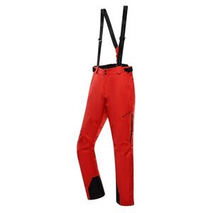 Kalhoty pánské dlouhé ALPINE PRO OSAG s membránou PTX červené Velikost: XL