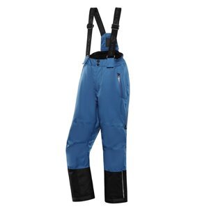 Kalhoty dětské dlouhé ALPINE PRO FELERO lyžařské s membránou PTX modrá Velikost: 104/110