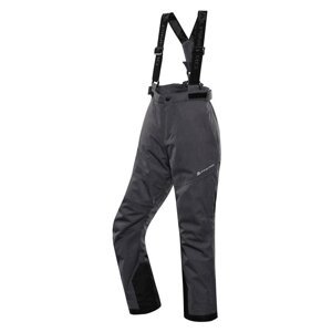 Kalhoty dětské dlouhé ALPINE PRO OSAGO lyžařské s membránou PTX černá Velikost: 164/170