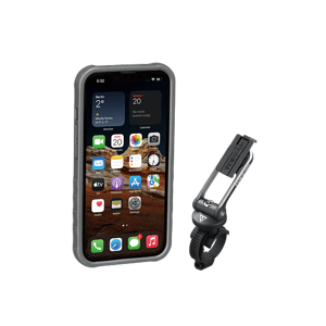 Obal na mobil TOPEAK RIDECASE pro iPhone 13 černá/šedá