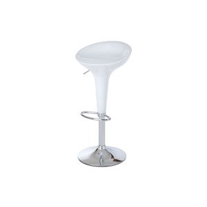 Barová židle AUTRONIC AUB-9002 WT bílá